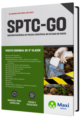 Apostila SPTC-GO 2023 - Perito Criminal de 3ª Classe