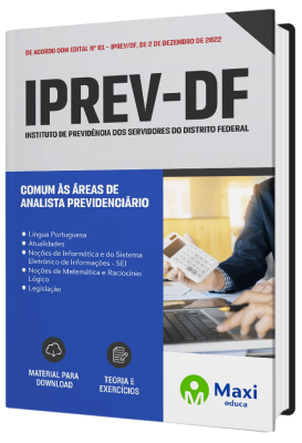 Apostila IPREV-DF 2023 - Comum às áreas de Analista Previdenciário