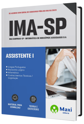 Apostila IMA-SP 2023 - Assistente I
