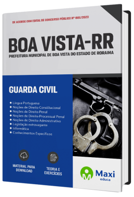 Apostila Prefeitura de Boa Vista - RR - Guarda Civil