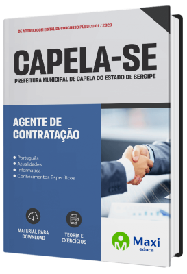 Apostila Prefeitura de Capela - SE 2023 - Agente de Contratação
