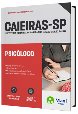 Apostila Prefeitura de Caieiras - SP 2023 - Psicólogo