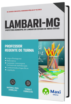Apostila Prefeitura de Lambari - MG 2023 - Professor Regente de Turma