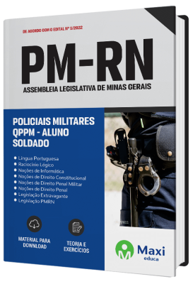 Apostila PM-RN 2023 - Policiais Militares - QPPM - Aluno Soldado
