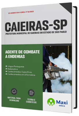 Apostila Prefeitura de Caieiras - SP 2023 - Agente de Combate a Endemias