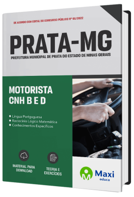 Apostila Prefeitura de Prata - MG 2023 - Motorista - CNH B e D