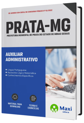Apostila Prefeitura de Prata - MG 2023 - Auxiliar Administrativo