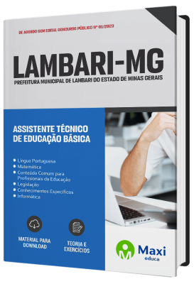 Apostila Prefeitura de Lambari - MG 2023 - Assistente Técnico de Educação Básica
