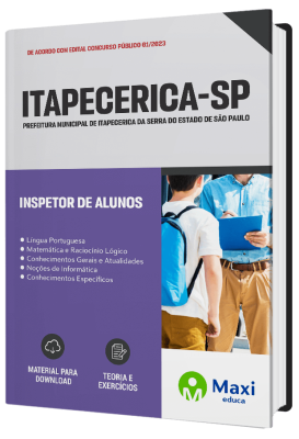 Apostila Prefeitura de Itapecerica - SP 2023 - Inspetor de Alunos