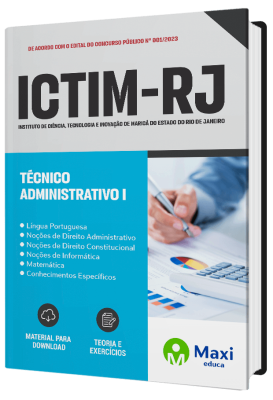 Apostila ICTIM-RJ - Técnico Administrativo I