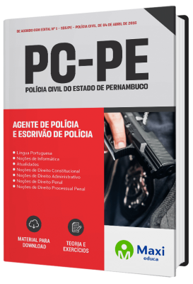 Apostila PC-PE - Agente de Polícia e Escrivão de Polícia