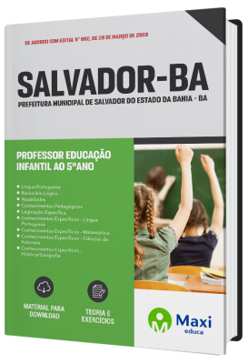 Apostila Preparatória Prefeitura de Salvador -BA - Professor Educação Infantil ao 5ºano