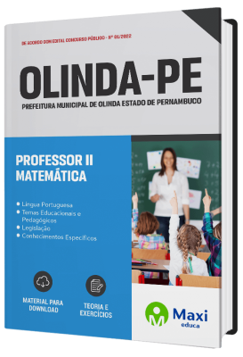 Apostila Prefeitura de Olinda - PE 2023 - Professor II -Matemática