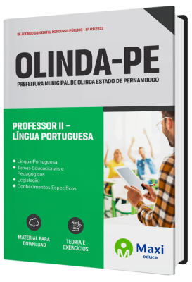Apostila Prefeitura de Olinda - PE - Professor II – Língua Portuguesa