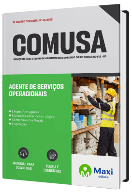 Apostila COMUSA - RS 2023 - Agente de Serviços Operacionais