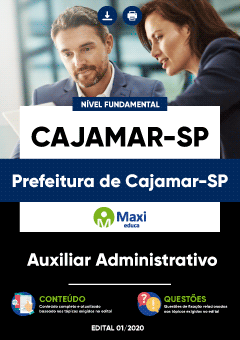 Apostila Prefeitura de Cajamar-SP - Auxiliar Administrativo