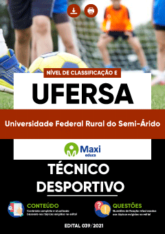 Apostila Universidade Federal Rural do Semi-Árido - UFERSA-RN - Técnico Desportivo
