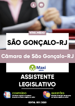 Apostila Câmara de São Gonçalo-RJ - Assistente Legislativo