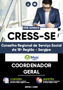 Apostila Conselho Regional de Serviço Social da 18ª Região-Sergipe - CRESS-SE - Coordenador Geral