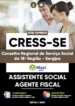 Apostila Conselho Regional de Serviço Social da 18ª Região-Sergipe - CRESS-SE - Assistente Social - Agente Fiscal
