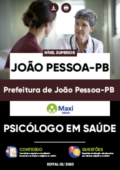 Apostila Prefeitura de João Pessoa-PB - Psicólogo em Saúde