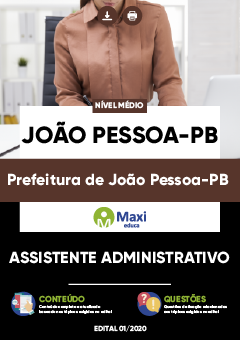 Apostila Prefeitura de João Pessoa-PB - Assistente Administrativo