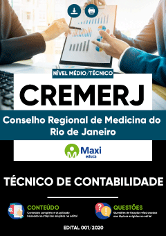 Apostila Conselho Regional de Medicina do Estado do Rio de Janeiro - CREMERJ - Técnico de Contabilidade