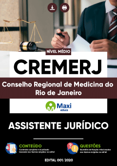 Apostila Conselho Regional de Medicina do Estado do Rio de Janeiro - CREMERJ - Assistente Jurídico