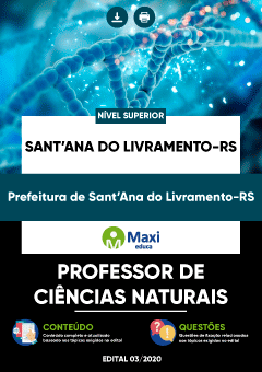 Apostila Prefeitura de Sant’Ana do Livramento-RS - Professor de Ciências Naturais