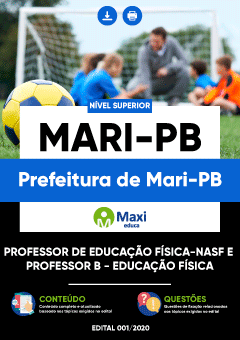 Apostila Prefeitura de Mari-PB - Professor de Educação Física - NASF e Professor B