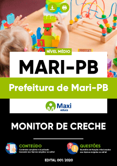 Apostila Prefeitura de Mari-PB - Monitor de Creche