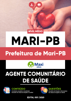 Apostila Prefeitura de Mari-PB - Agente Comunitário de Saúde