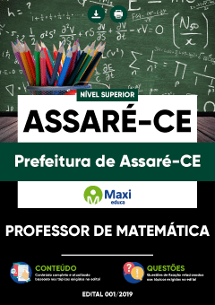 Apostila Prefeitura de Assaré-CE - Professor de Matemática