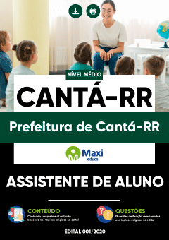 Apostila Prefeitura de Cantá-RR - Assistente de Aluno