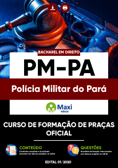 Apostila Polícia Militar do Pará - PM-PA - Curso de Formação de Oficiais - Oficial
