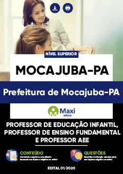 Apostila Prefeitura de Mocajuba-PA - Professor de Educação Infantil, Professor de Ensino Fundamental e Professor AEE