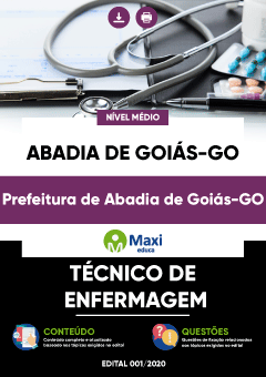 Apostila Prefeitura de Abadia de Goiás-GO - Técnico de Enfermagem