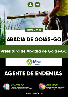Apostila Prefeitura de Abadia de Goiás-GO - Agente de Endemias