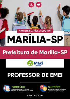 Apostila Prefeitura de Marília-SP - Professor de EMEI