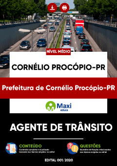 Apostila Prefeitura de Cornélio Procópio-PR - Agente de Trânsito