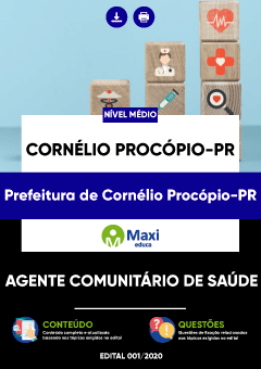 Apostila Prefeitura de Cornélio Procópio-PR - Agente Comunitário de Saúde