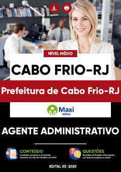 Apostila Prefeitura de Cabo Frio-RJ - Agente Administrativo