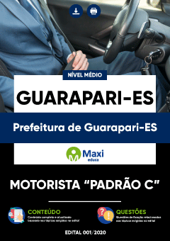 Apostila Prefeitura de Guarapari-ES - Motorista “Padrão C”
