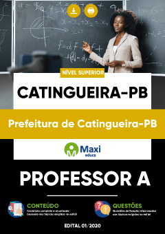 Apostila Prefeitura de Catingueira-PB - Professor A