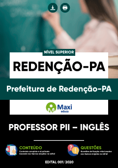 Apostila Prefeitura de Redenção-PA - Professor PII – Inglês