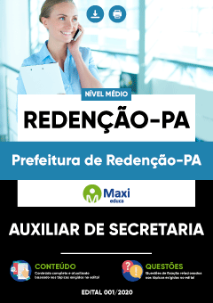 Apostila Prefeitura de Redenção-PA - Auxiliar de Secretaria