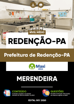 Apostila Prefeitura de Redenção-PA - Merendeira