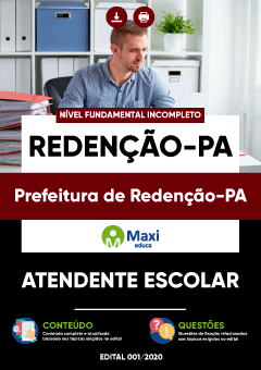 Apostila Prefeitura de Redenção-PA - Atendente Escolar
