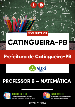 Apostila Prefeitura de Catingueira-PB - Professor B – Matemática