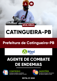 Apostila Prefeitura de Catingueira-PB - Agente de Combate de Endemias